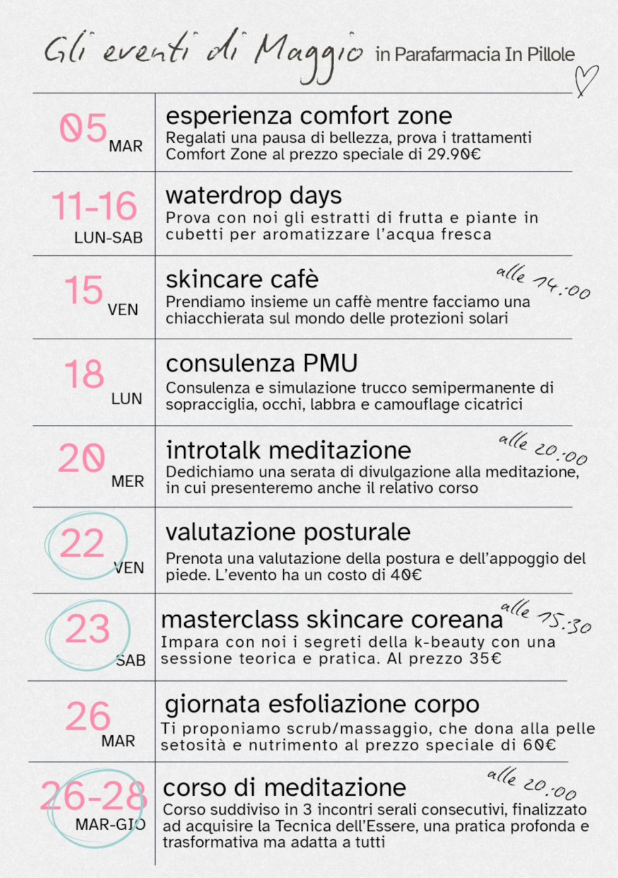 Eventi di Maggio 2026
