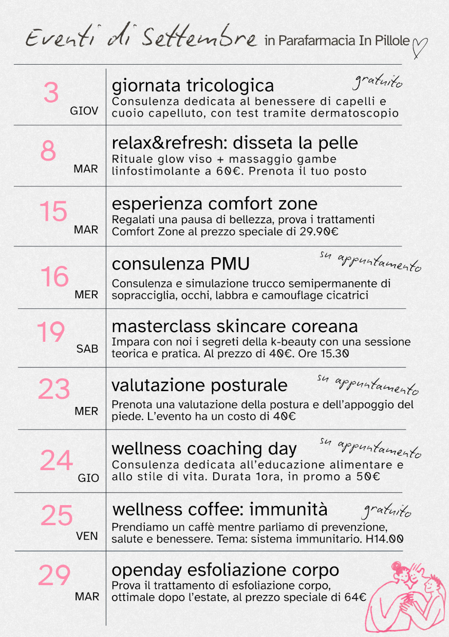 Eventi di Settembre 2026